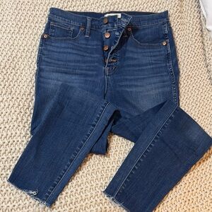 Madewell 10” high rise skinny Jeans